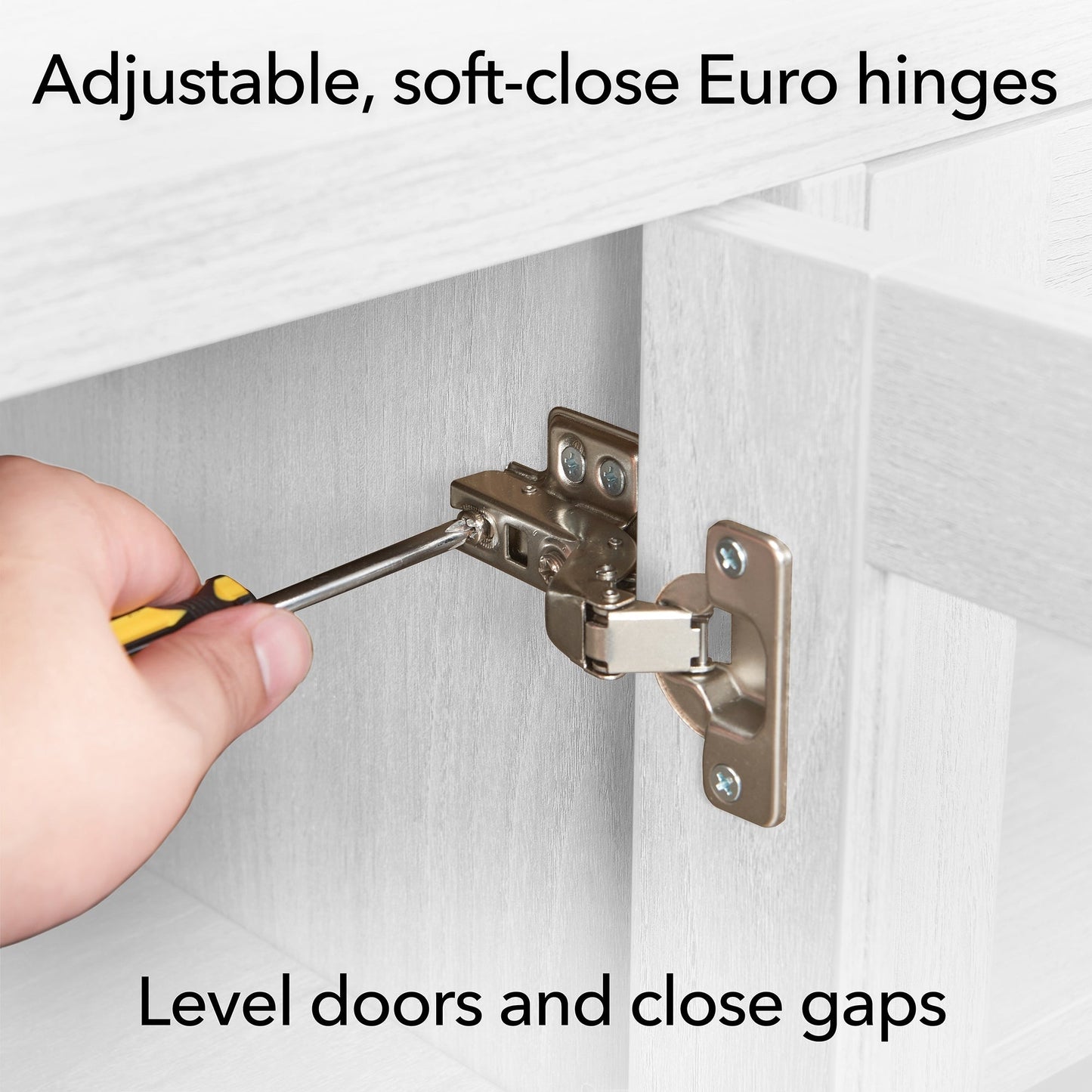 Meuble TV rectangulaire Tillman pour téléviseurs jusqu'à 75