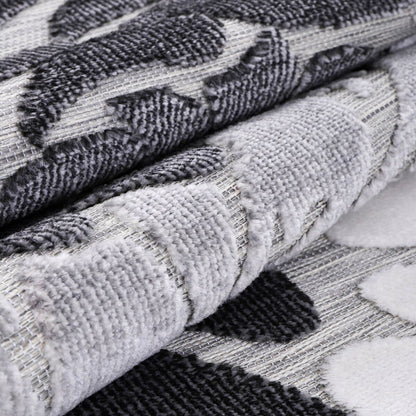 VILLADECOR Floral Indoor Outdoor Area Rug Low High Pile Rugs For Patio