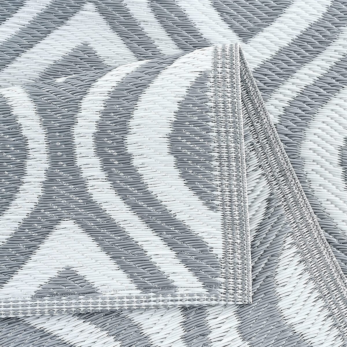 Venice Lightweight Reversible Recycled Plastic Outdoor Floor Mat/Rug