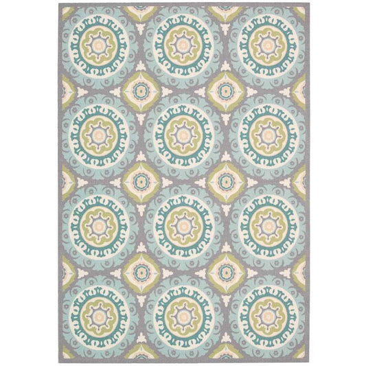 Waverly Sun N' Shade Indoor Outdoor Boho Medallion Area Rug