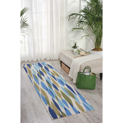 Waverly Sun N' Shade Modern Abstract Indoor Outdoor Area Rug