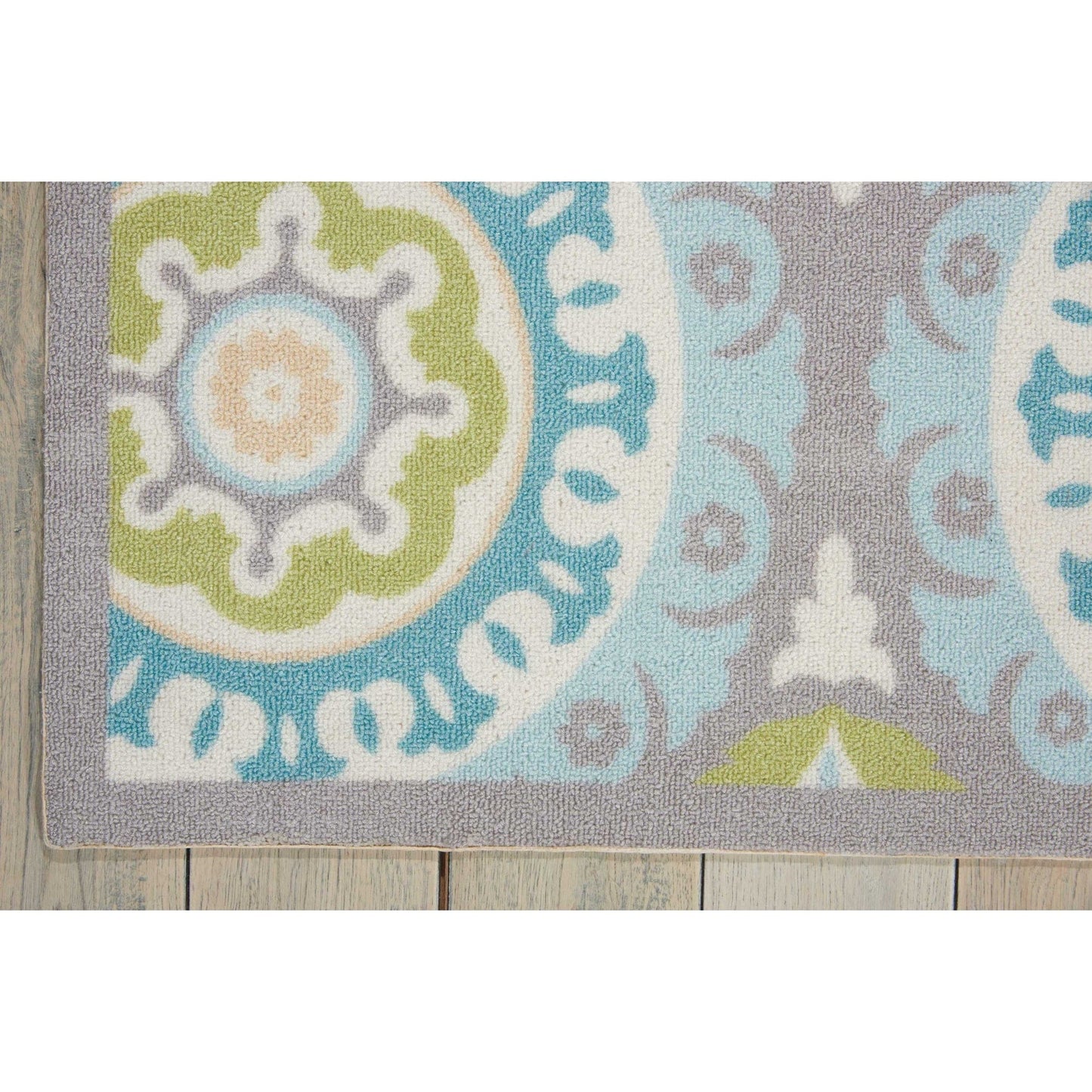 Waverly Sun N' Shade Indoor Outdoor Boho Medallion Area Rug