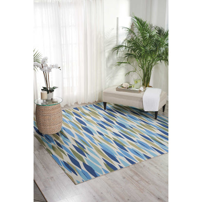 Waverly Sun N' Shade Modern Abstract Indoor Outdoor Area Rug