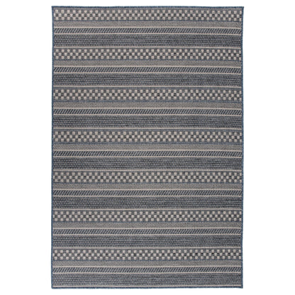 World Rug Gallery Bohemian Geometric Stripe Indoor/Outdoor Area Rug