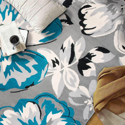 World Rug Gallery Modern Floral Design Area Rug
