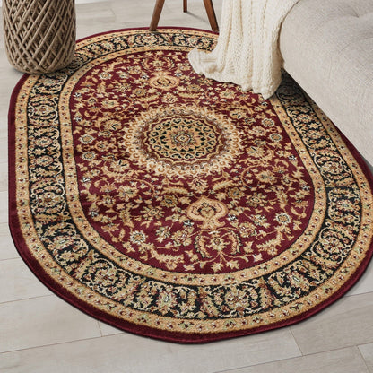World Rug Gallery Traditional Oriental Medallion Area Rug