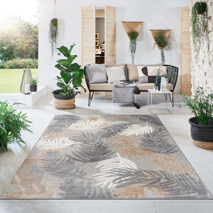 World Rug Gallery Tropical Floral Modern Indoor/Outdoor Area Rug