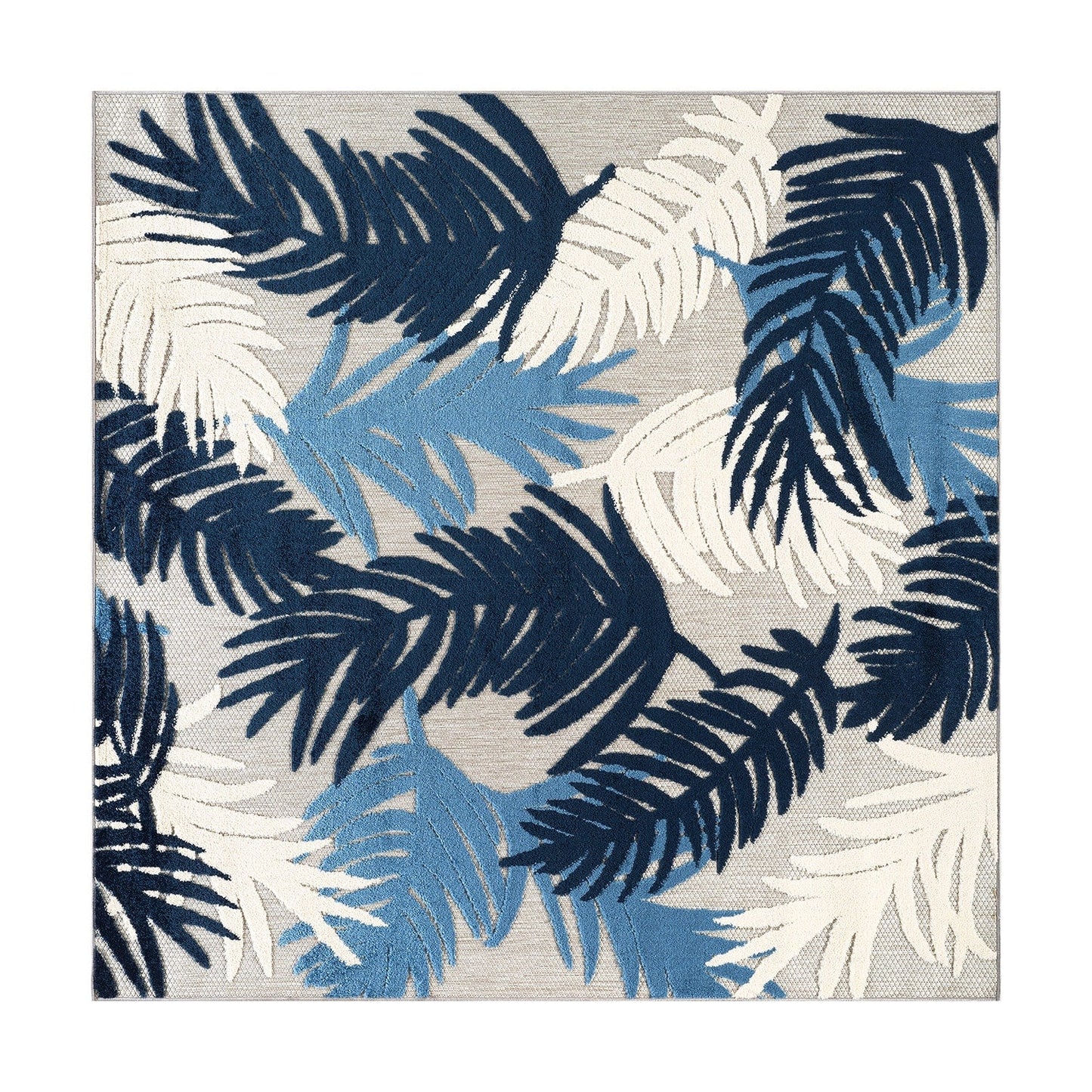 World Rug Gallery Tropical Floral Modern Indoor/Outdoor Area Rug